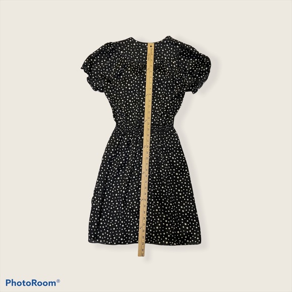 Max Studio Dress Black/ White Polka Dots Sz. SMALL - Picture 10 of 12